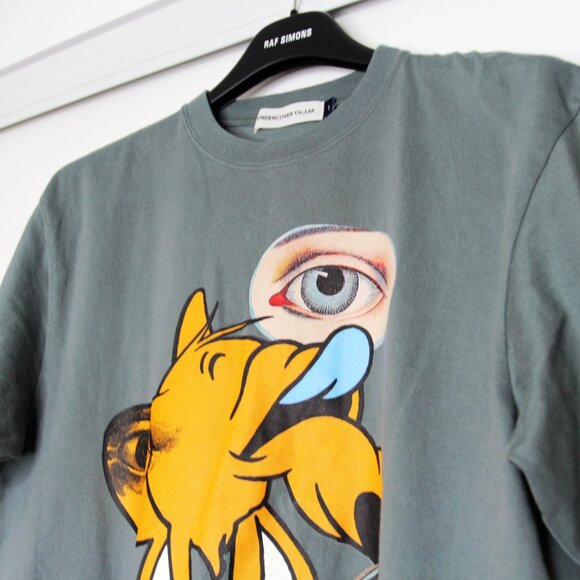 BNWT SS22 UNDERCOVER ABSTRACT PRINT TSHIRT 1 - Picture 4 of 10